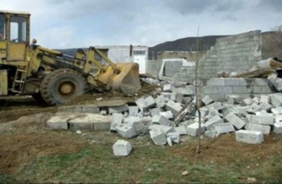 تخریب 12 ساخت و ساز غیر مجاز در زیارت گرگان