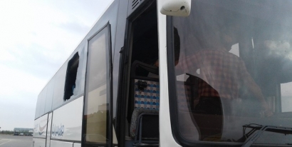 2 اتوبوس حامل حجاج شرق گلستان دچار حادثه شد