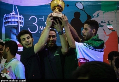 ایران قهرمان مسابقات اسکواش غرب آسیا شد