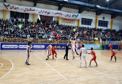 هفتمین پیروزی پیاپی شهرداری گرگان در لیگ برتر بسکتبال