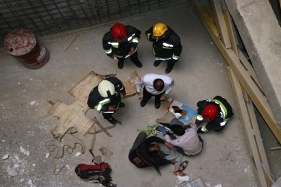 کارگر جوان گنبدی بر اثر سقوط از ساختمان جان باخت