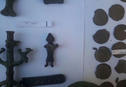 کشف عتیقه‌جات ۱۴۰۰ ساله در گرگان / ۲ متهم دستگیر شدند