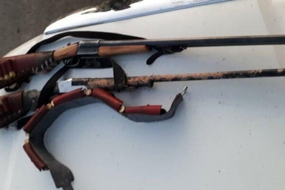 ۳۵ قبضه سلاح شکاری غیرمجاز در بندرترکمن کشف شد