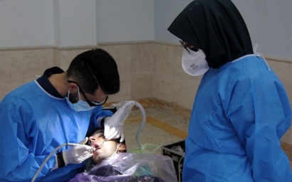 دندان پزشکان جهادی در گمیشان