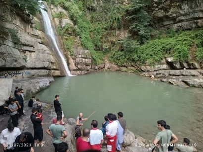 جوان ۲۵ ساله در آبشار شیر آباد خان ببین غرق شد