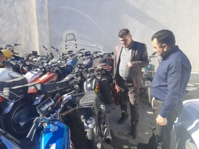 ۴۰ دستگاه موتورسیکلت توقیفی در پلیس آگاهی گلستان تعیین تکلیف شد
