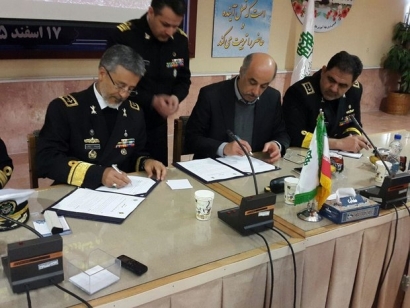 انعقاد تفاهم نامه همكاری بين دانشگاه علوم کشاورزی و منابع طبیعی گرگان و نیروی دریایی ارتش
