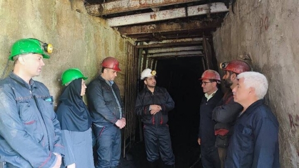 توقف عملیات پیشروی یکی از تونلهای معدن جوزچال با دستور دادستان رامیان